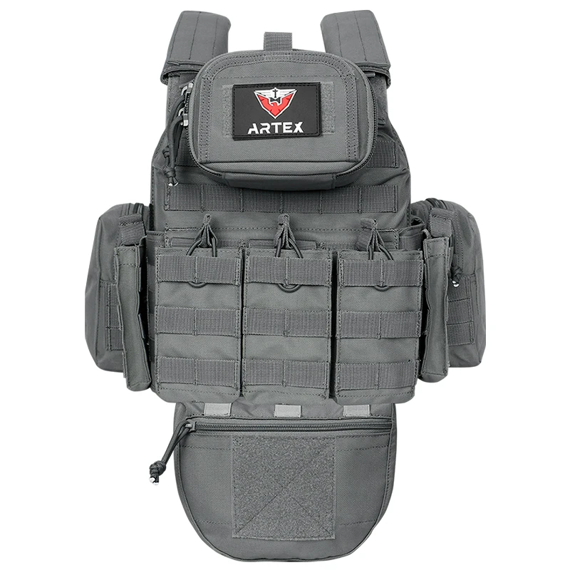 Artex 1000D High-Strength Wear-Resistant Waterproof Modular Tactical Vest Airsoft Vest CS Game Outdoor 8128