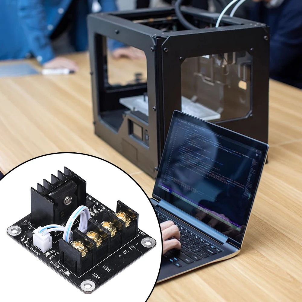3D Printer Hot Bed Power Expansion Board Heating Controller Mos High Current Load Module Kit 2 Set for 3D Printing Accessories