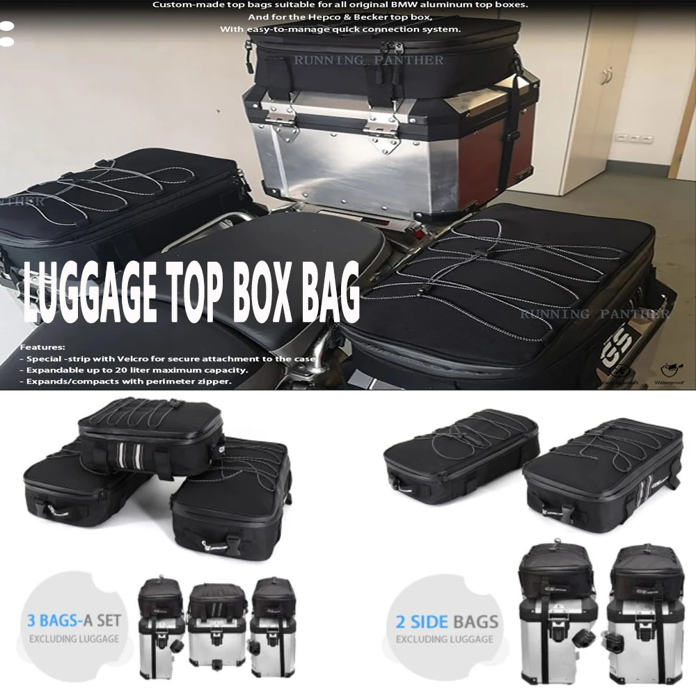 Nuova Borsa Per Bagagli Sovrapposta Borsa Per Sedile Posteriore Multifunzionale Di Grande Capacità Per Bmw E Custodie Superiori Hepco & Becker