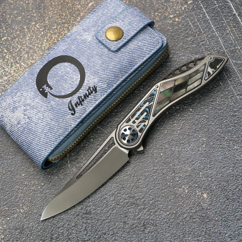 INFINITY Limited edition zenith & Justus knives Folding Knife M390
