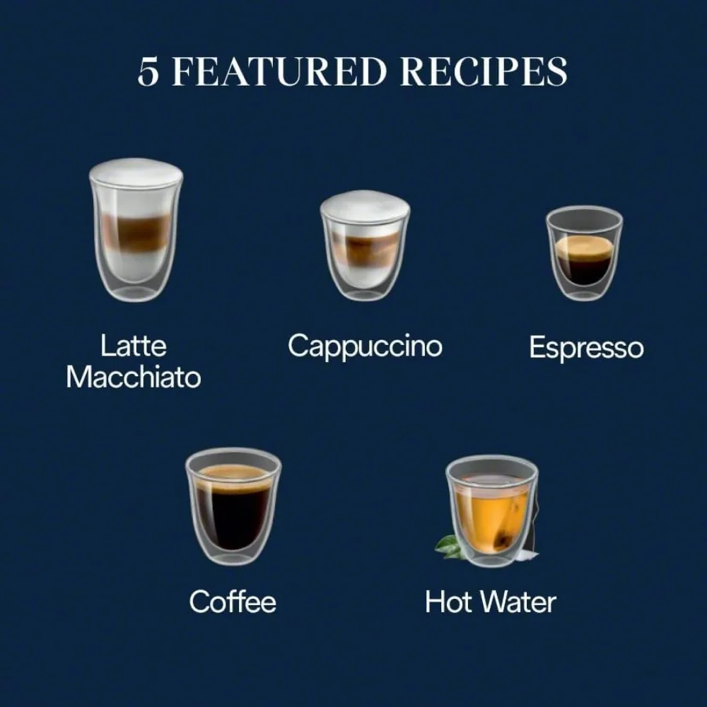 Magnifica Start Fully Automatic Espresso Machine, Black 3