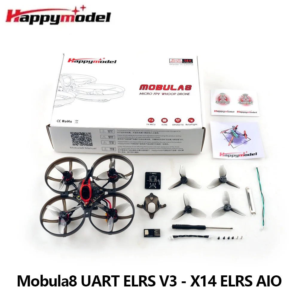 ตัวเลือกสินค้า โดรนแข่ง FPV ขนาด 85mm 2S พร้อม ESC และ VTX