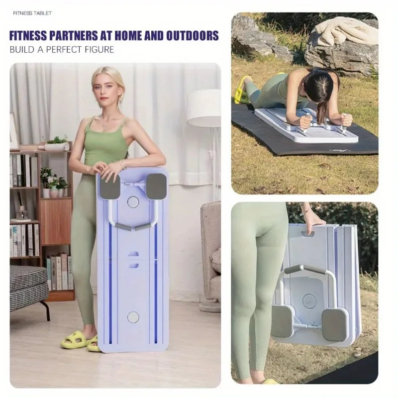 Multi Functional Fitness Board Foldable Rolling Belly Supine Board Fitness Exercise At Home Exercise Equipment Gym