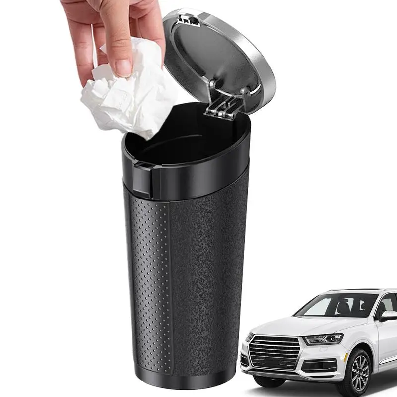Car Trash Can Portable Car Garbage Container Leak-proof Waterproof Garbage Can Multipurpose Trash Bin with Lid Accessories