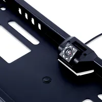 Caméra de recul pour voiture, cadre de plaque d'immatriculation européenne ue, étanche, Vision nocturne, sauvegarde inversée, lumière 4 ou 8 LED 6