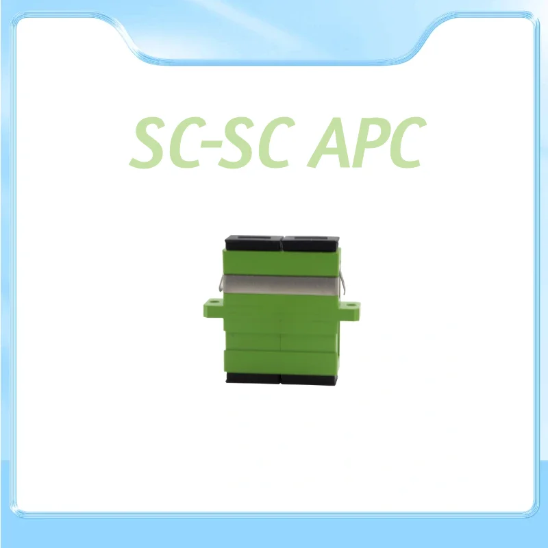 

SC/APC fiber optic coupler flange SC-SC dual port duplex simplex multimode fiber optic adapter
