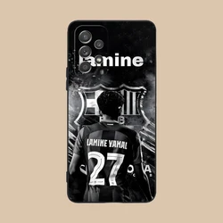 Lamine Yamal Premium Black Soft Phone Cover Shell for Galaxy A60 (Z1)