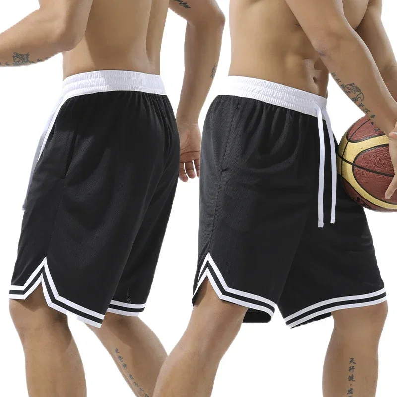 Men Sport Shorts Quick Drying Loose Sportwear Tennis Basketball Soccer Training Sweatpants Breathable Workout Pants