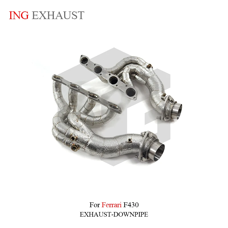 

ING Stainless Steel 304 Heat Shield Manifold for Ferrari F430 SCuderia V8 4.3L Engine Header tube Performance Exhaust System