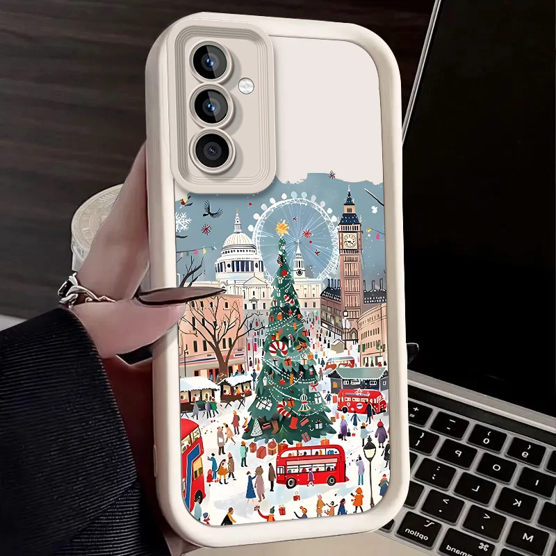 Festive Christmas Tree Phone Case - Sleek Holiday-Themed Protective Cover