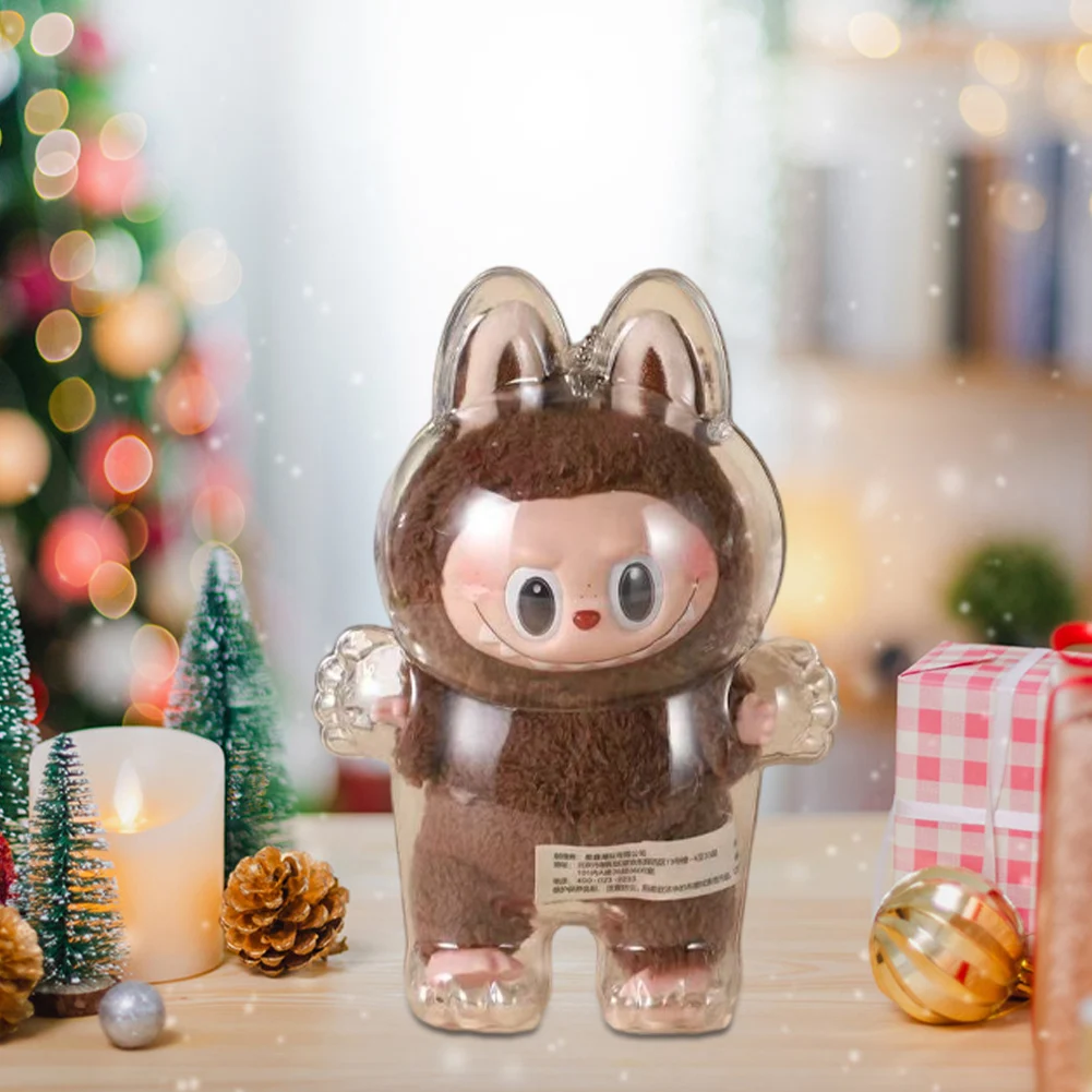 Plush Dolls Labubu Anime Figure Sweetheart Vinyl Pendant Kawaii Backpack Pendant Decoration Kids Gift for Xmas