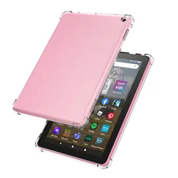 Clear Silicone Shockproof Protective Case for Fire HD8 2024