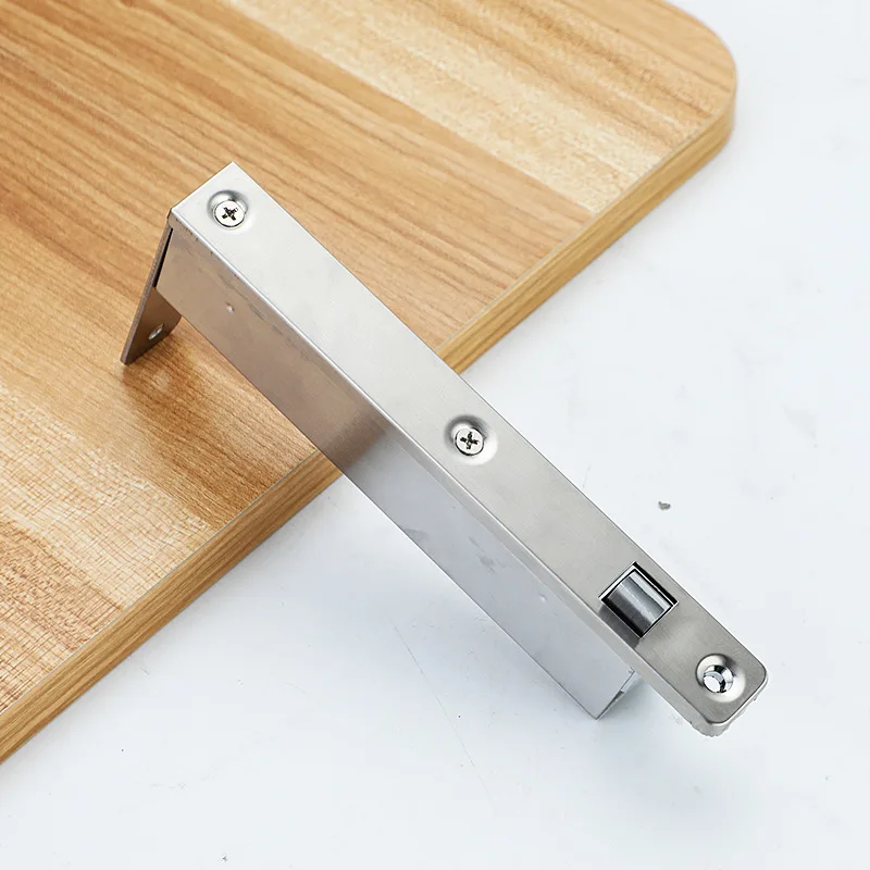 Stainless Steel Double Automatic Thickened Core Door Insert Bolt Open and Close Smooth Hidden