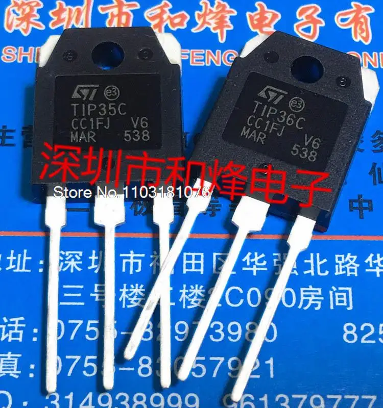 

(10PCS/LOT) TIP35C TIP36C TO-3P 4.0 New Original Stock Power chip