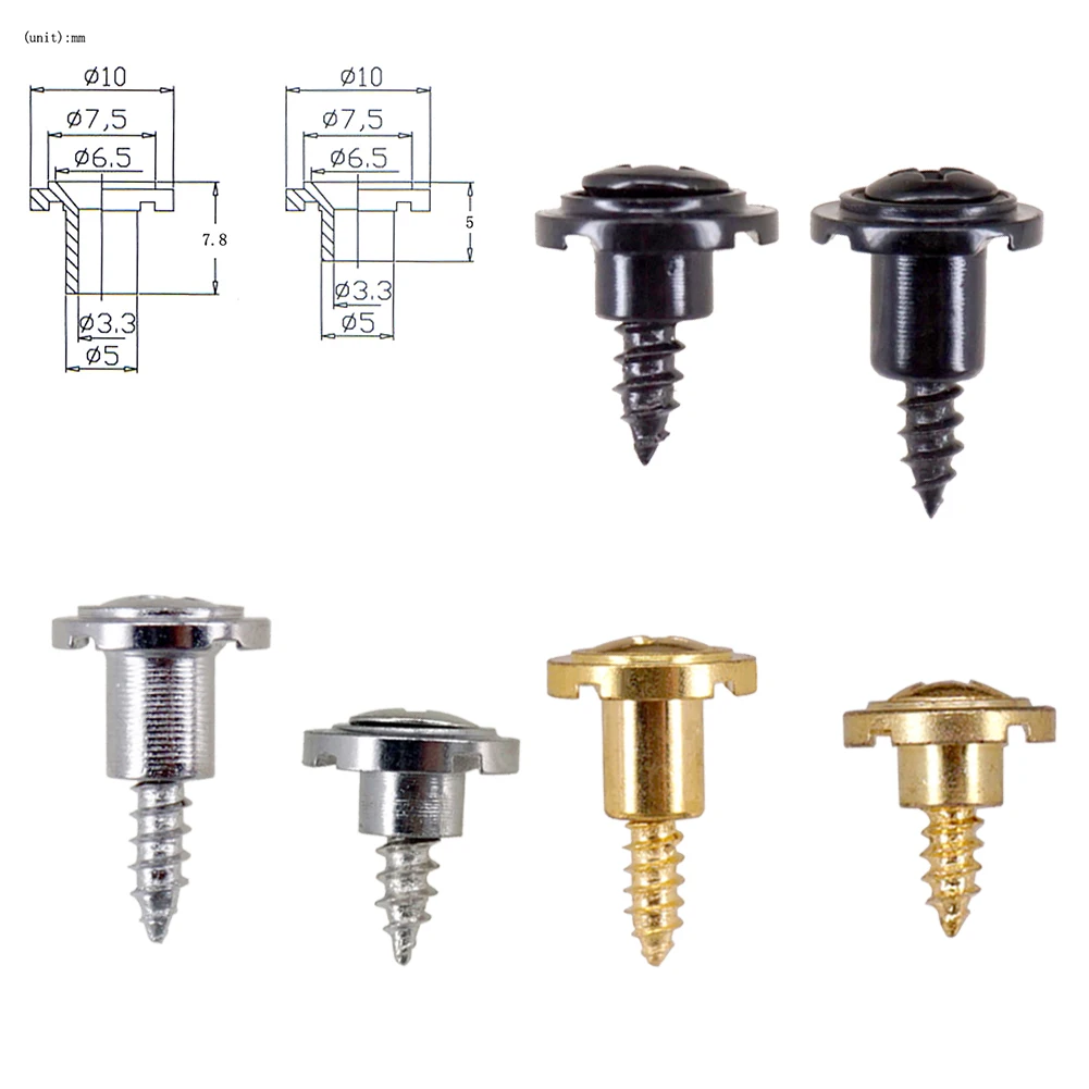 1Pair Vintage Style String Trees Strings Retainer With Screw For Electric Guitar Musical Instrument Accessories