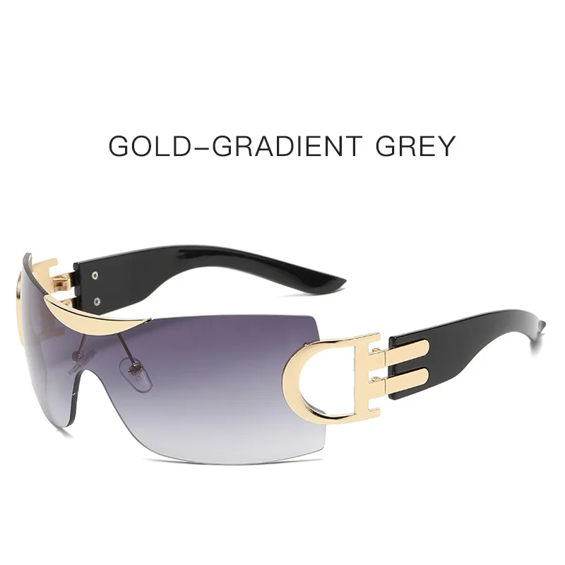 Uus raamita Y2K tehnoloogiaga moekas spordipeegel, isikupärastatud ja trendikas, futuristlikud aastatuhande päikeseprillid_voghion.com