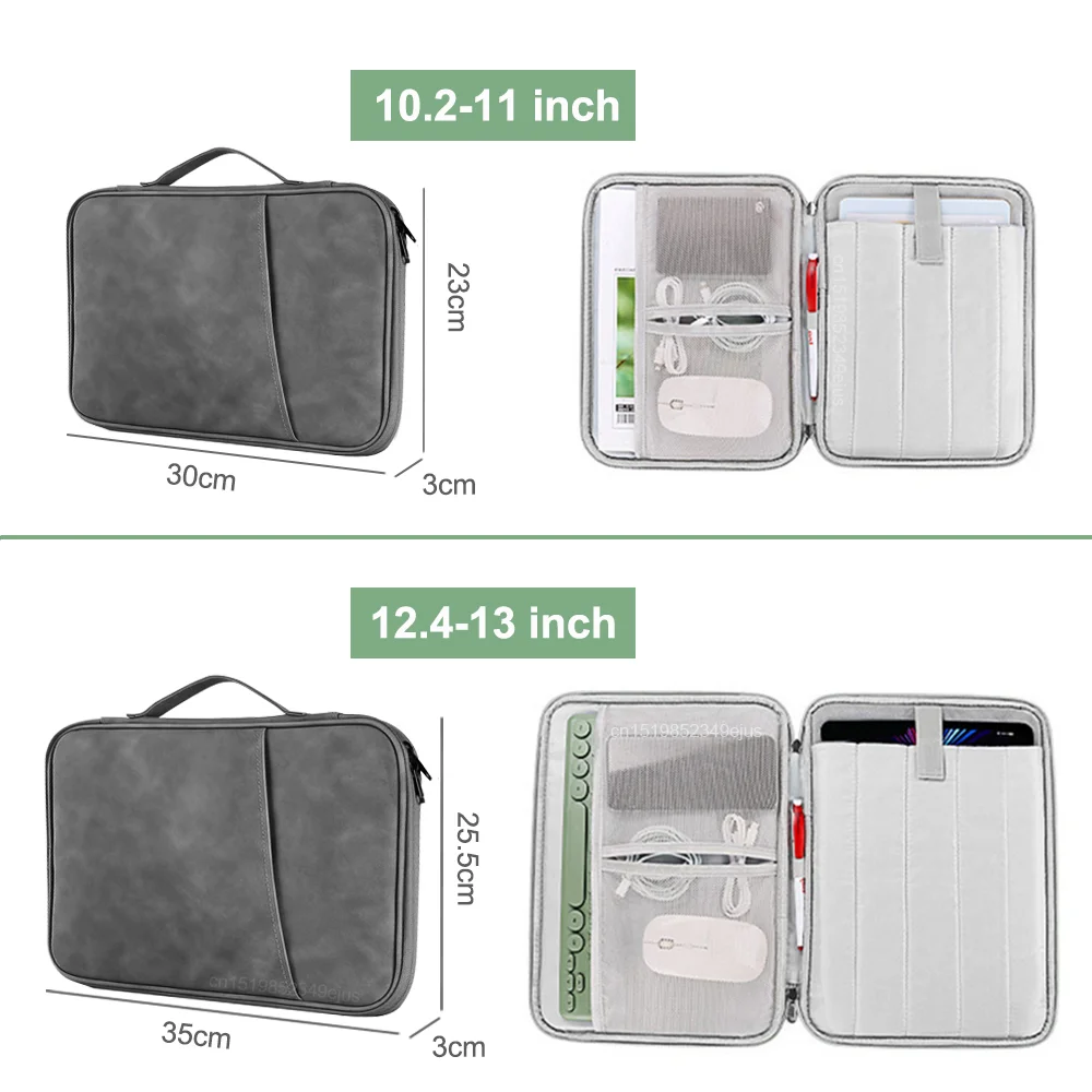 Bolsa de Manga para Samsung Galaxy Tab s7 fe s8 s9 Plus a8 s6 Lite Bolsa para Xiaomi Pad Pro Redmi Pad se Bolsa Portátil - Imagem 5