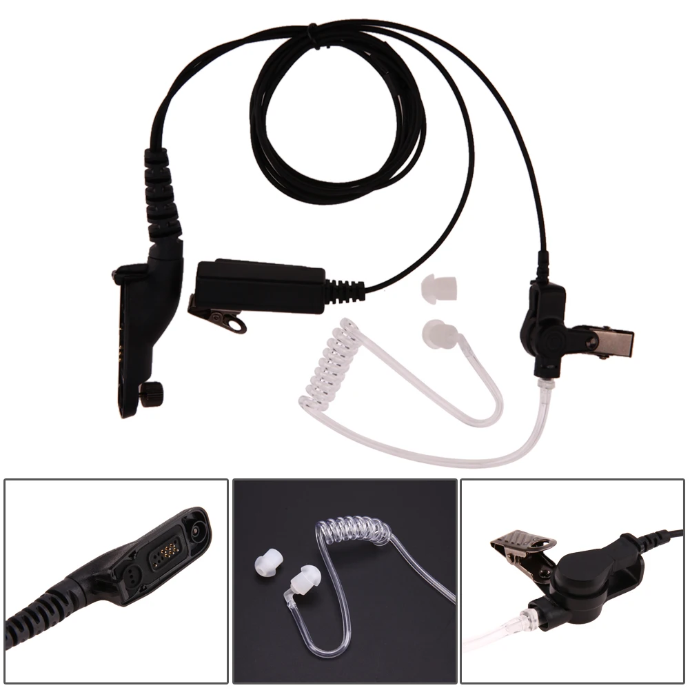Vzduch trubice earpiece náhlavní PTT mikrofon sluchátko pro motorola xir P8268 P8668 APX6000 APX7000 APX2000 DP3400 DP3600 DP4400 DGP8050