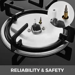 4-Burner Combination Gas/Electric Stove Built-In for Home Dormitory RV Outdoor Use Commercial Grade Factory Price 4