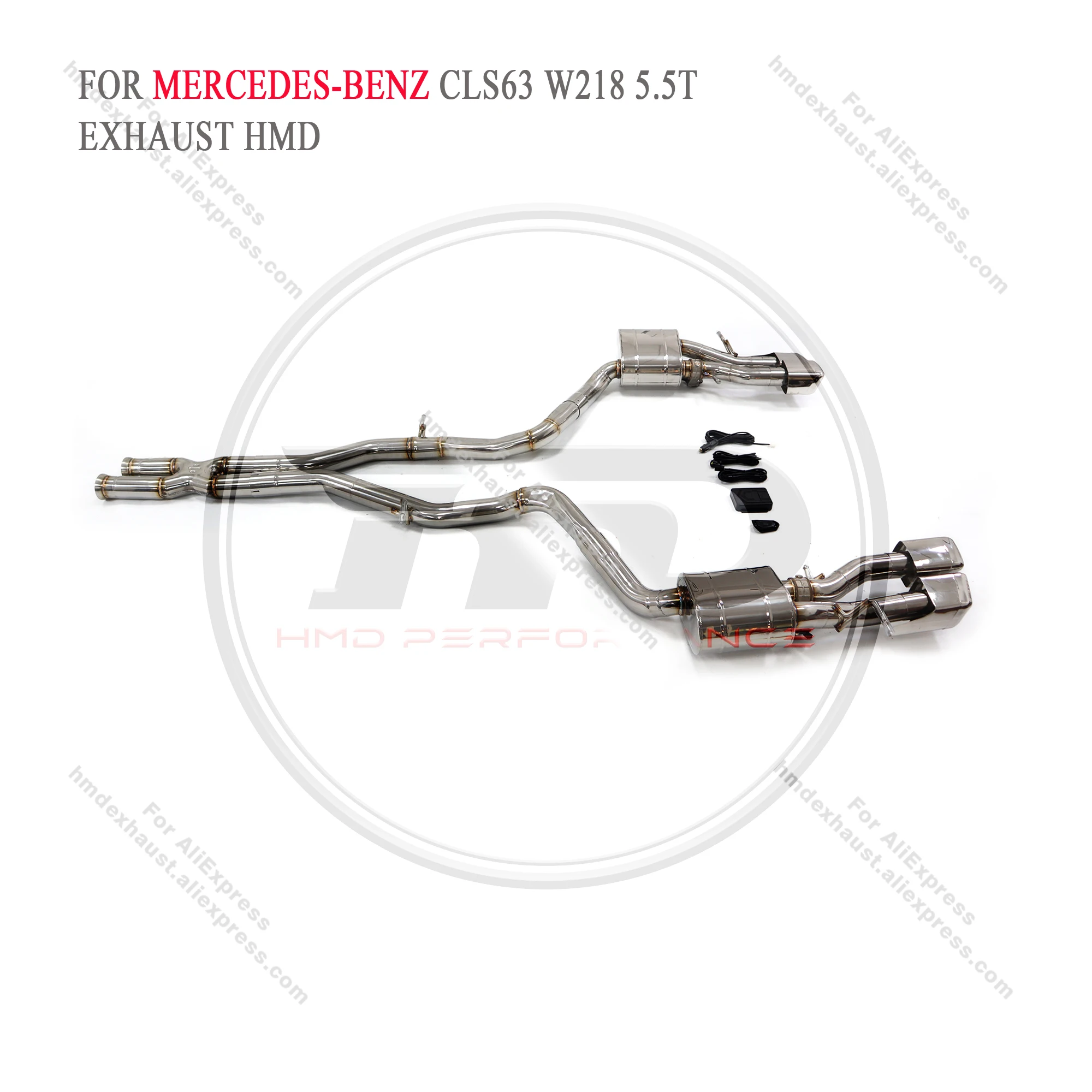 

HMD Exhaust System Stainless Steel Performance Catback for Mercedes Benz AMG CLS63 W218 Muffler With Valve