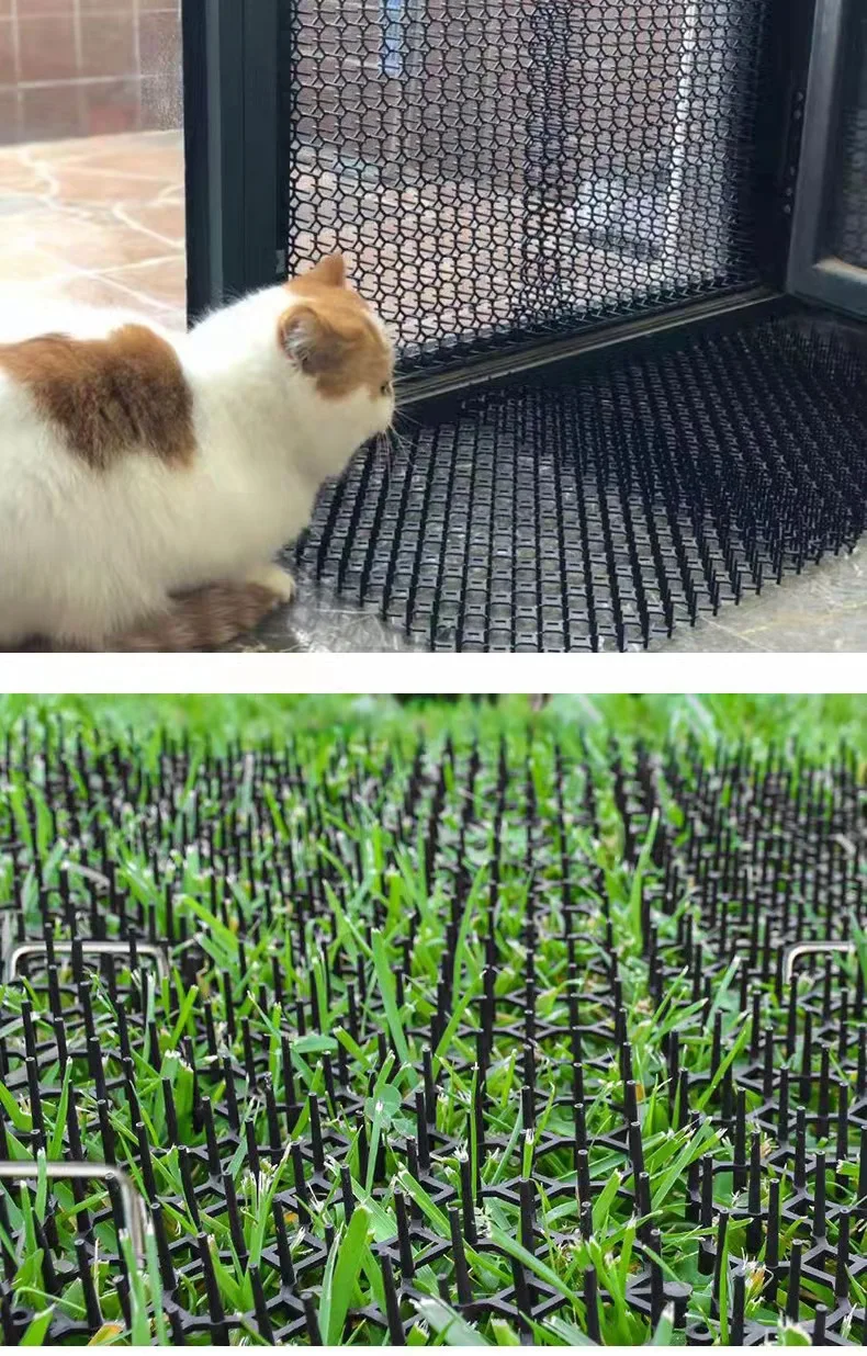12PC Cat Thorn Mat Dog Garden Anti-Cat Dog Outdoor Supplies Feces Mat Cat Expulsion Anti-Cat Thorn Protects Plants