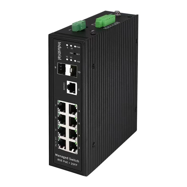 5-Port Gigabit Solar POE Switch & UPS POE Switch to Ensure Non-Stop Mo