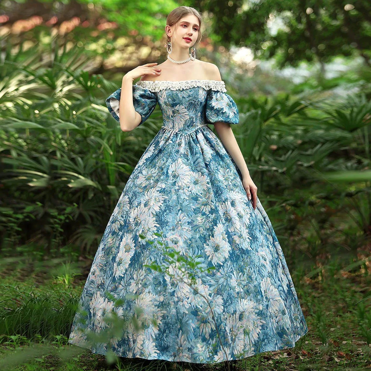 Buy Women's Masquerade Party Dress Marie Antoinette Maxi Costume Ball Gowns,  Reto12, X-Small Online at Low Prices in India - Amazon.in