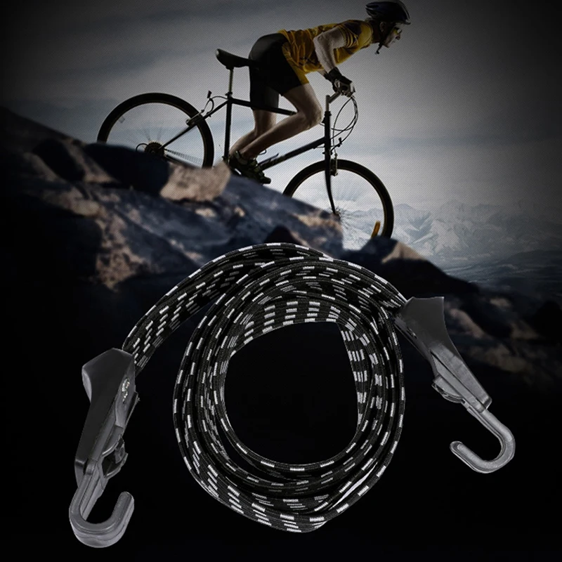 3 in 1 Bungee Cord with Hooks, 68cm Elastic Motorcycle Bike Luggage Fixed Strap Bungee Ropes Straps for Bikes Car Trunks Camping