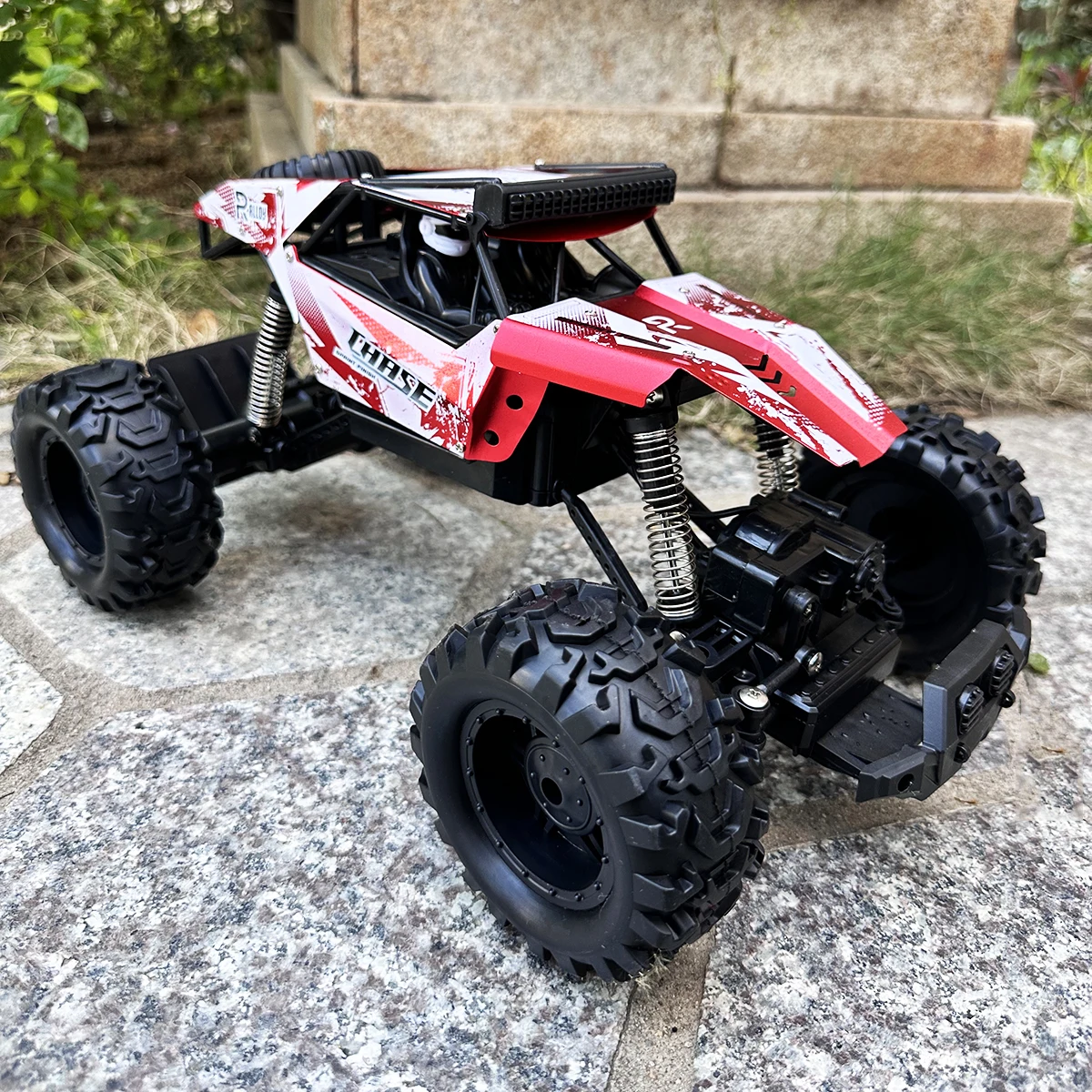 40 CM 2.4G Model RC Car With LED Light 4WD Off-road Remote Control Climbing Vehicle Outdoor Cars Toy Gifts for Kids 5