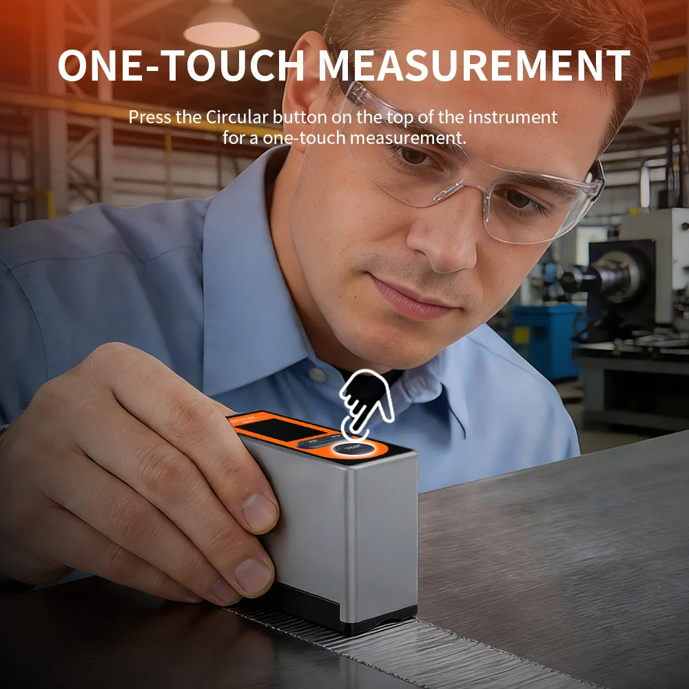 GOYOJO Surface Roughness Tester, High-Precision Digital Profilometer with Blueto