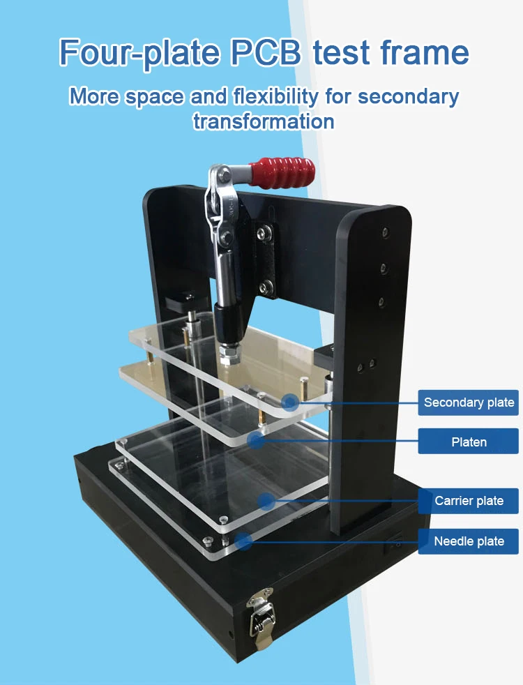 Universal Test Frame Stand PCB Testing Jig 180x160MM PCBA Test Rack Embryo Frame DIY Circuit Board Fixture With 4 Acrylic Board