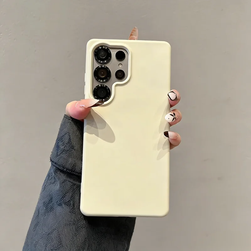 Ultra Liquid Silicone Flocking Candy Color Case