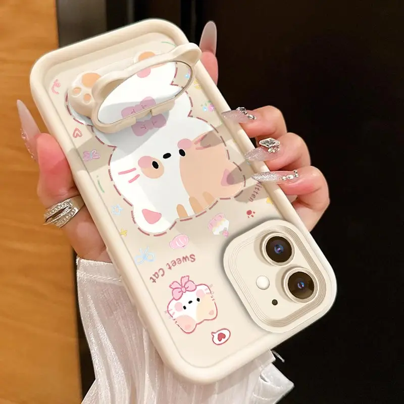 11 Süße Katzen-Sky-Eye-Armband-Handyhülle für iPhone 11 12Pro 12Mini 12ProMax 6Plus 7 8 6S SE3 11Pro SE2 XSMAX XS X XR Cover