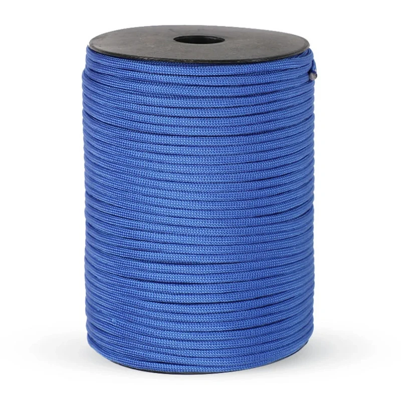 100M 550 Military Standard 9-Core Paracord Rope 4mm Outdoor Parachute Cord Survival Umbrella Tent Lanyard Strap Clothesline paracord rope