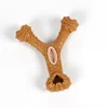 Indestructible 15CM Solid Beechwood Chew Stick for Large Dogs - Dental Health Interactive Toy with Treat Hole, Heavy Duty Chewin 6