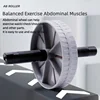 1Pcs Abdominal Wheel Strong Load Bearing Non-slip Roller Strengthen Muscle Exercise Equipment Fitness Training Home Use Silent 2