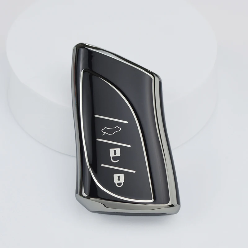 Kaufe 3 Tasten TPU Fernbedienung Autoschlüssel Hülle für Lexus RX
