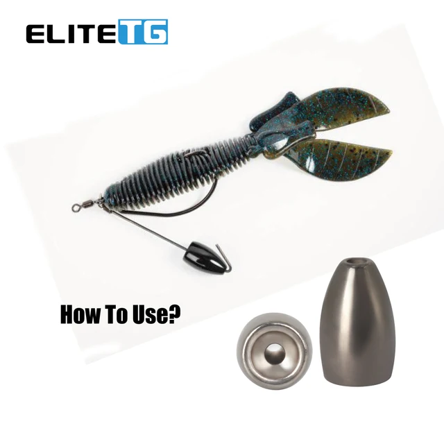 Elite TG Hideki Tungsten Nail Weight, Dek Rig Neko Rig 1/96-1/48oz Soft  Lure Bass Fishing 1/32-7/64oz Accessories - AliExpress