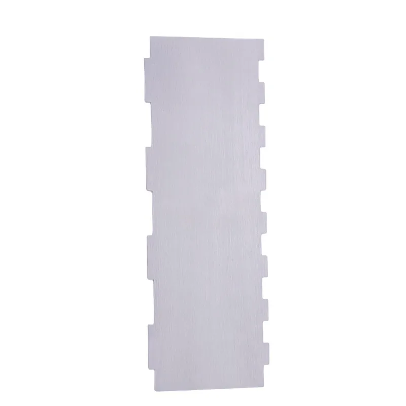 1 Piece Stainless Steel Cake Scraper Metal Cake Scraper Smoother Double Sided Pa