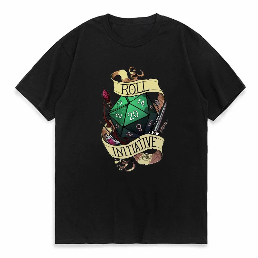 

Футболка DnD Roll шариковая Homme, Мужская одежда, блузы, свободная хлопковая футболка для мужчин, винтажная Высококачественная рубашка, Топ оверсайз