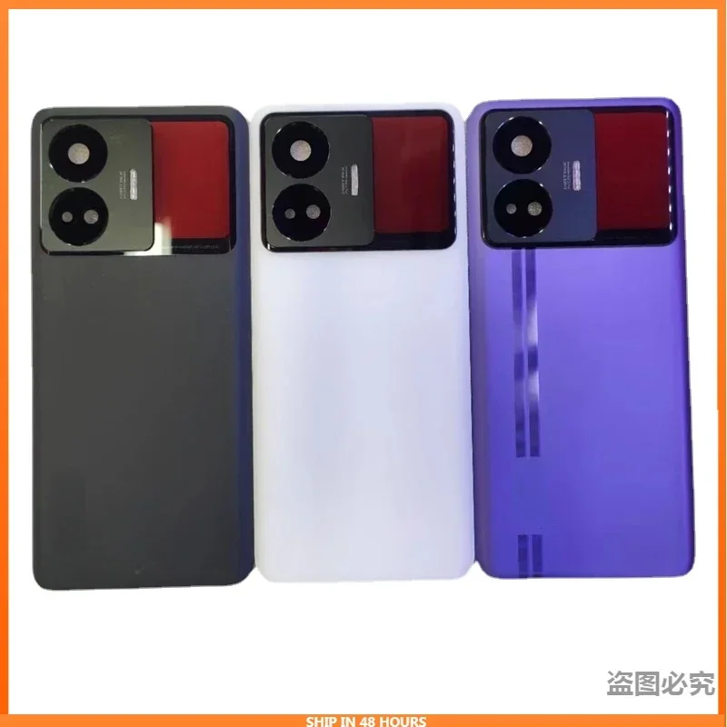 

Original Back Glass Cover For Realme GT Neo 5 / GT3 RMX3706 Battery Cover Glass Panel Rear Door Housing Case With Camera Lens