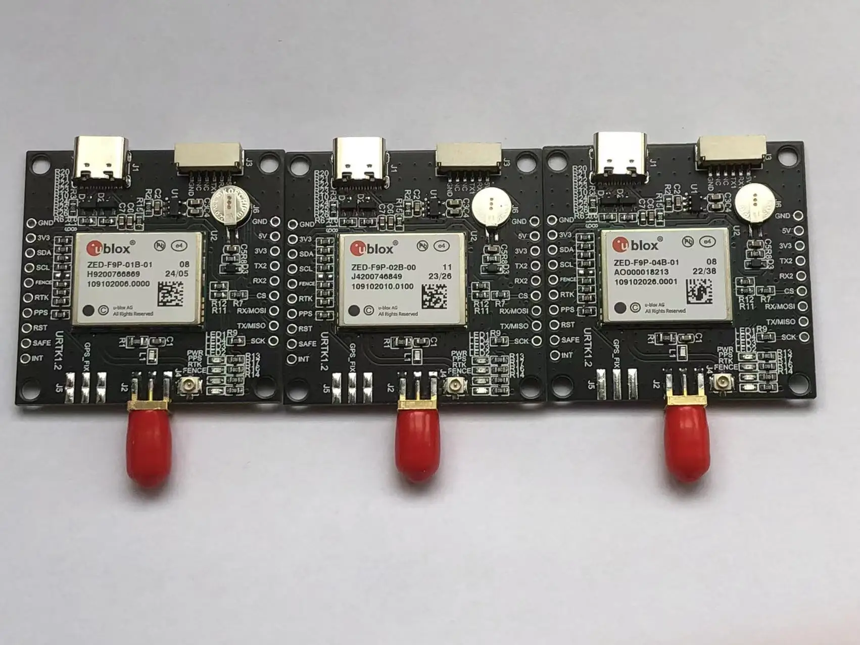 Carte récepteur RTK GNSS/GPS ZED-F9P-04B-01 Haute Précision pour Drone