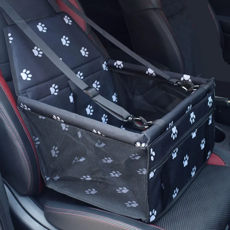 Pet Car Seat Bag Double Thick Travel Accessories Mesh Hanging Bags Folding Pet Supplies Waterproof Dog Mat Blanket Safety