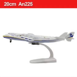 20CM Diecast Alloy Antonov An - 225 Mriya Airplane Model 1/400 Scale (An225)