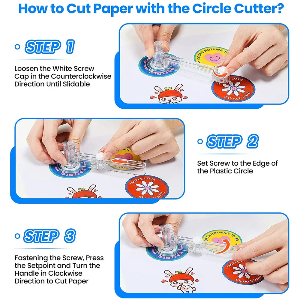 Badges Button Maker Machine with 300Pcs Parts 3 Size Mold 3 Size Circle Cutter 25+32+58MM badge maker button maker machine