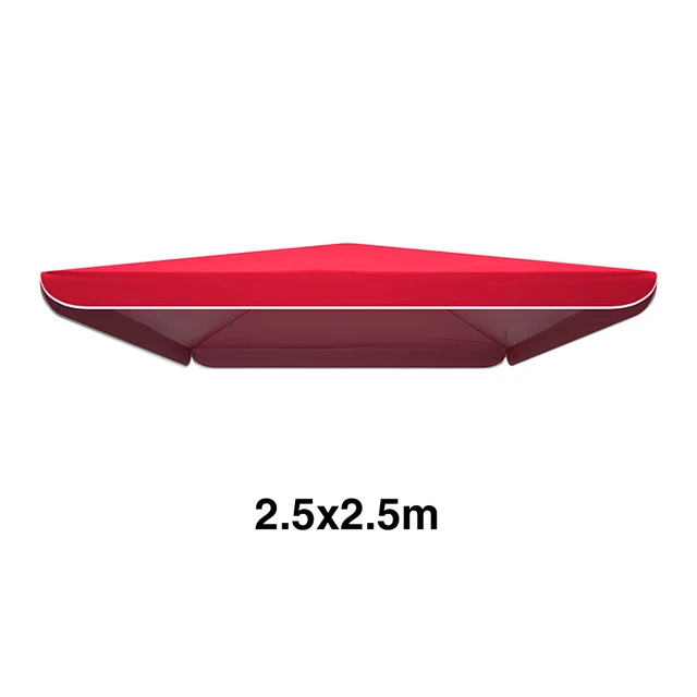 Red 2.5x2.5m