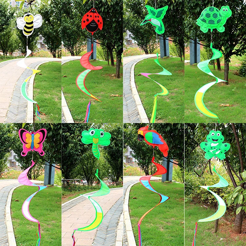 

1Pc Animal Rotating Wind Strip Windmill Hanging Wind Spinner Toy for Outdoor Kindergarten Garden Decoration Party Supplies