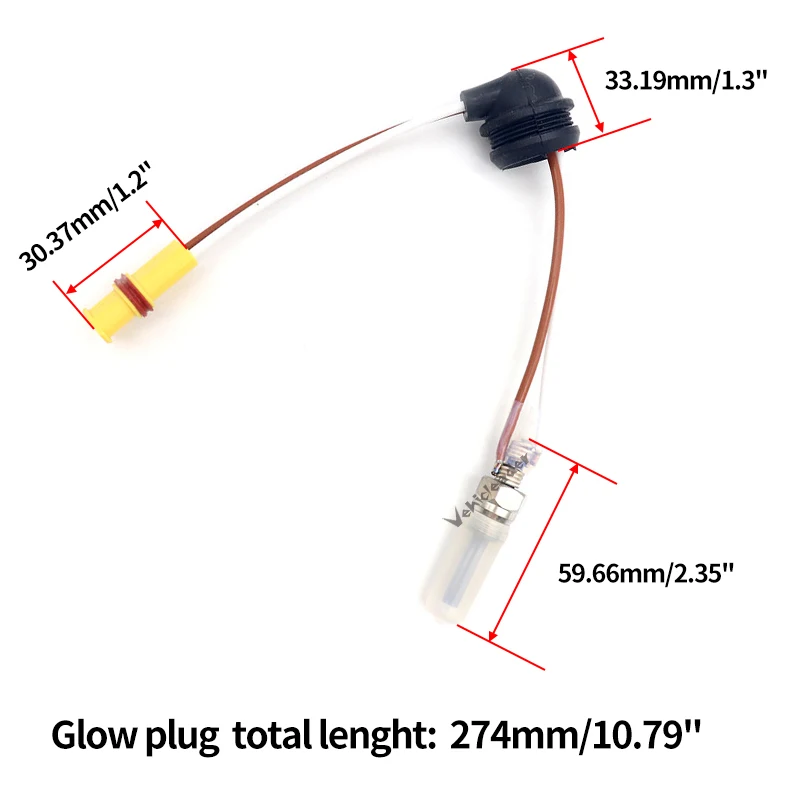 1Set 12V 24V Airtronic D2 D4 D4S Air Parking Heater Kits Glow Plug Wrench Removal Tool Motor Gasket Burner Gasket air diesel heater glow plug burner gasket