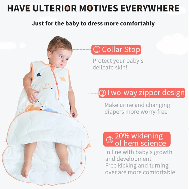 Winter Sleepwear For Kids Cotton Cartoon Jumpsuits Pajama Baby Boy Girl Sleeping Clothes 0 To 3 6 12 Months Korean Newborn Stuff