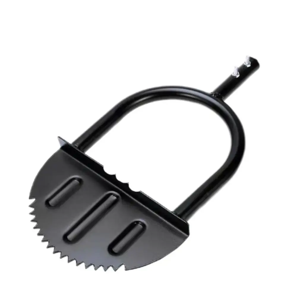 Grass Trimming Handheld Lawn Mower Manual Portable Edging Tool Half Moon Shape T-Grip Handle Landscaping Tools Lawn Edging